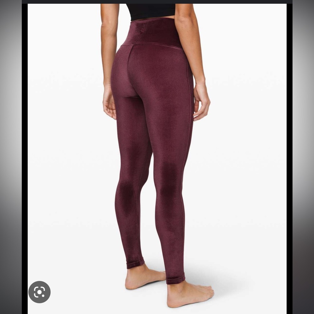 Lululemon Wunder Under Velvet Lounge Special Edition